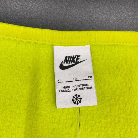 Nike Sportswear High Pile Fleece Sherpa Vest Size XL DD5025-345 Venom Green - Picture 4 of 5